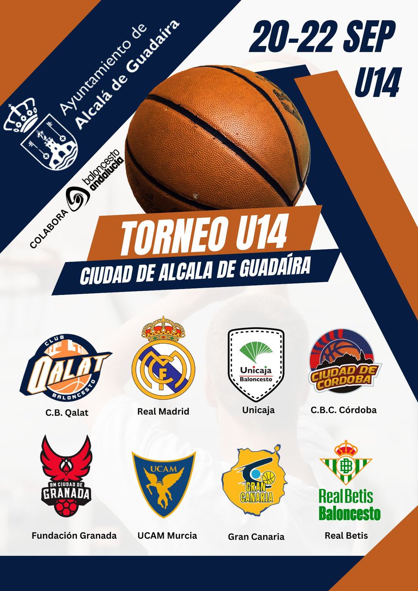 Tenemos el orgullo de presentar el I Torneo Ciudad de Alcalá. Un evento deportivo de carácter nacional y con un prestigio único que supondrá un impacto de gran magnitud en el baloncesto formativo sevillano y de manera directa en nuestro municipio.