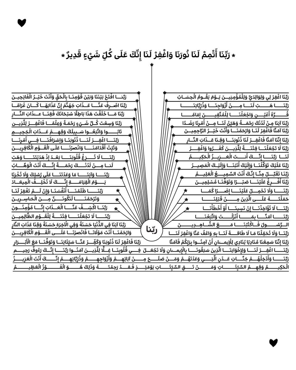 ربّنا أتمم لنا نورنا واغفر لنا إنّك على كل شيءٍ قدير🤲🏻🤍
