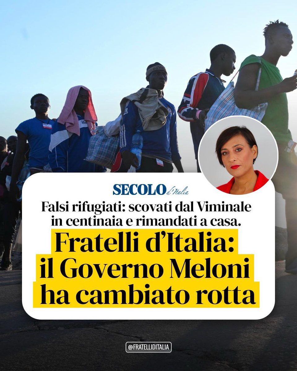 I dati del Ministero dell’Interno sulla cessazione del permesso di soggiorno per 305 stranieri che si erano dichiarati perseguitati nel Paese d’origine, salvo poi tornarvi senza alcun problema da “turisti”, indicano la serietà con cui questo Esecutivo sta affrontando il problema.