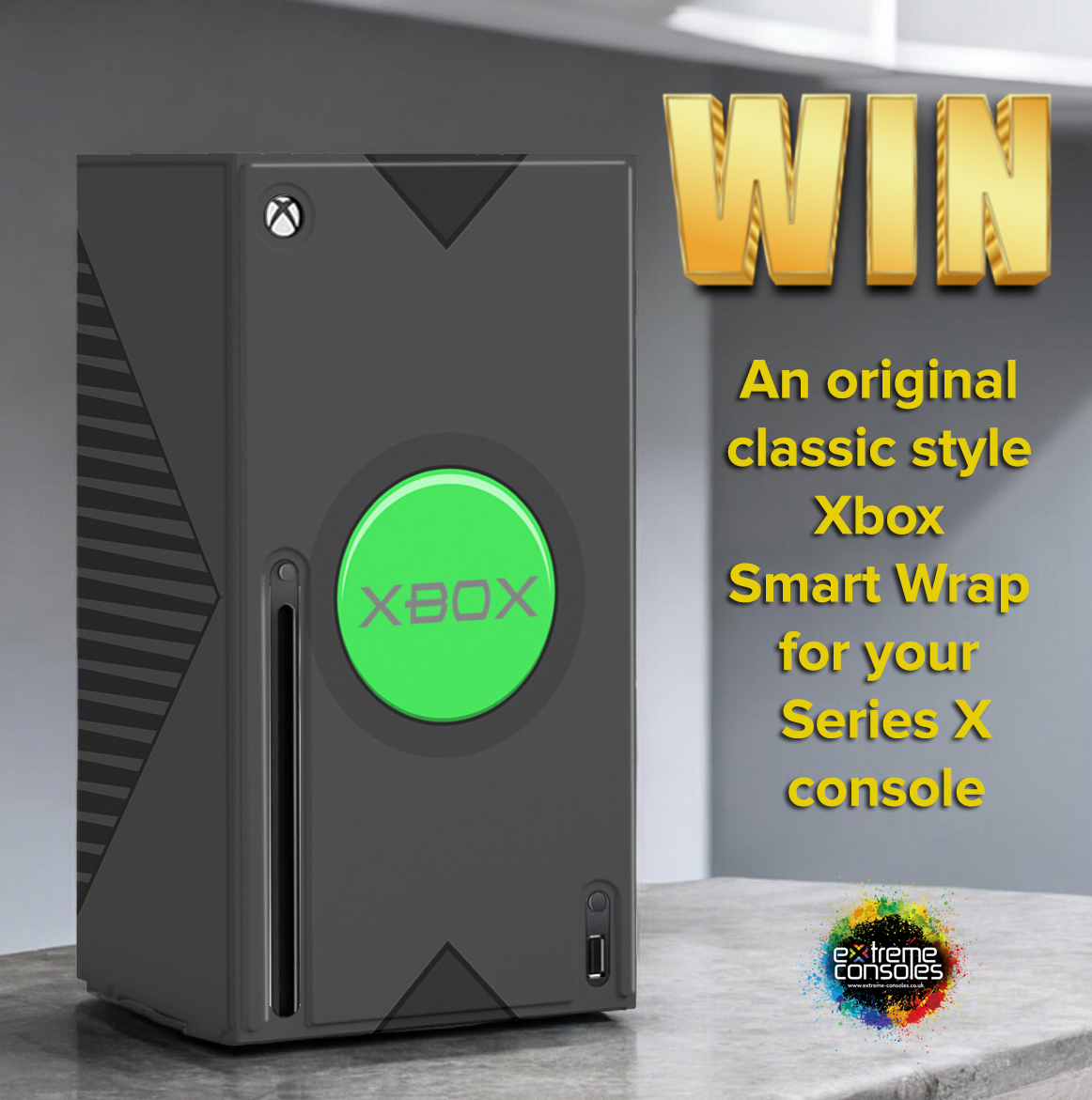 #WIN this early edition Xbox Series X smart wrap for your console!

👇TO ENTER
☑️ Follow @ExtremeConsoles 
☑️ Like &amp; Retweet
☑️ Please Tag a Friend

Worldwide entry 🌎 ends Tuesday 27th August 2024 4pm  BST  

#Givaways #Xbox #smartwrap #gaming