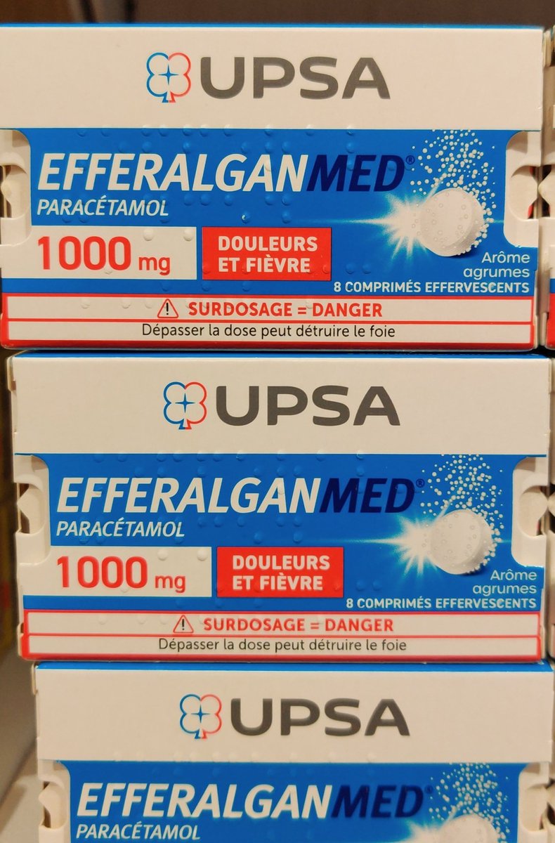 ⚠️  🧵 #fakemed (selon moi) 
Vous connaissez le laboratoire #UPSA ?  Efferalgan,Dafalgan

Je reçois le VM , j'aime bien entendre les VM sur ce qu'ils racontent aux MG, et là avec un labo qui n'a rien sorti d'intéressant depuis 20 ans, je me demande vraiment ce qu'il peut dire ...