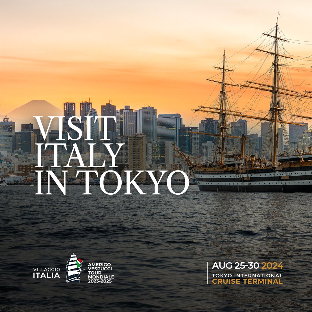 Italy Expo 2025 Osaka (@italyexpo2025) on Twitter photo Amerigo Vespucci a Tokyo: il Padiglione Italia 🇮🇹 a #Expo2025 #Osaka tra le eccellenze italiane del Villaggio Italia 👉 shorturl.at/QbwEh
#TourVespucci #WeAreVespucci
<a href="/mariovattani/">Mario Vattani</a> <a href="/tourvespucci/">Tour Vespucci</a> <a href="/ItalyinJPN/">Italy in Japan</a>
<a href="/MinisteroDifesa/">Ministero Difesa</a> <a href="/ItalianNavy/">Marina Militare</a> <a href="/expo2025_japan/">Expo2025 大阪・関西万博</a> <a href="/expo2025japan/">Expo 2025 Osaka Kansai</a> Amerigo Vespucci a Tokyo: il Padiglione Italia 🇮🇹 a #Expo2025 #Osaka tra le eccellenze italiane del Villaggio Italia 👉 shorturl.at/QbwEh
#TourVespucci #WeAreVespucci
<a href="/mariovattani/">Mario Vattani</a> <a href="/tourvespucci/">Tour Vespucci</a> <a href="/ItalyinJPN/">Italy in Japan</a>
<a href="/MinisteroDifesa/">Ministero Difesa</a> <a href="/ItalianNavy/">Marina Militare</a> <a href="/expo2025_japan/">Expo2025 大阪・関西万博</a> <a href="/expo2025japan/">Expo 2025 Osaka Kansai</a>