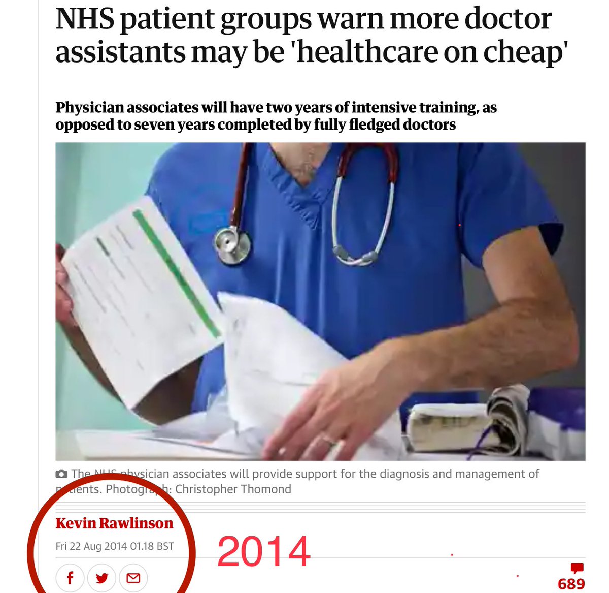 DrSteveTaylor's tweet image. The problem with the PA role (Not PAs)
- less training?
- less safeguards?
- creeping scope of practice?
- no cost-benefit?
No the problem is those who don’t understand the complexity of medicine, the needs of patients, who look at simplistic data sets &amp;amp; have the wrong advisers