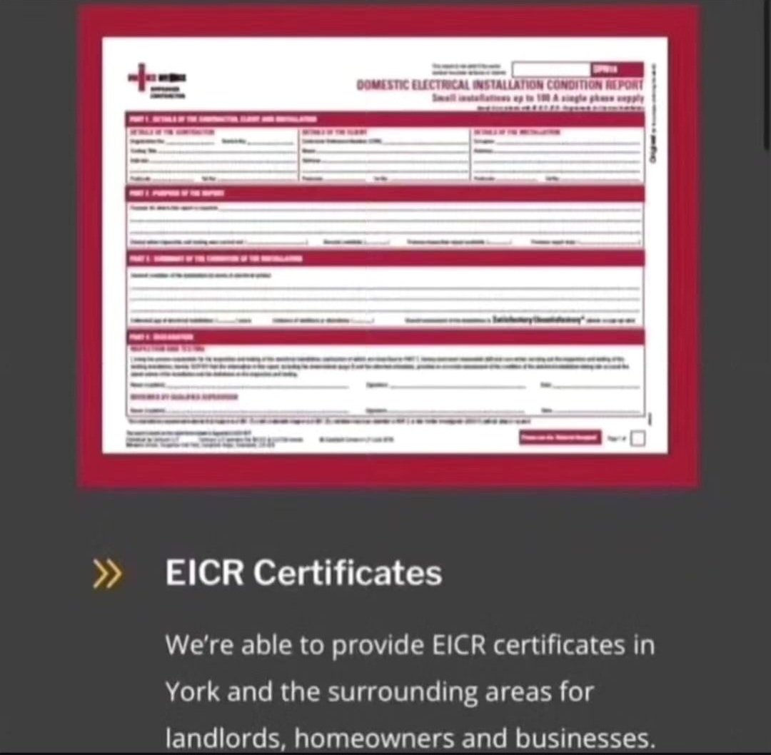 NfinnertyElec's tweet image. Are you a landlord, homeowner or business that needs an EICR certificate? 

Contact us today. 

#EICR #electrician