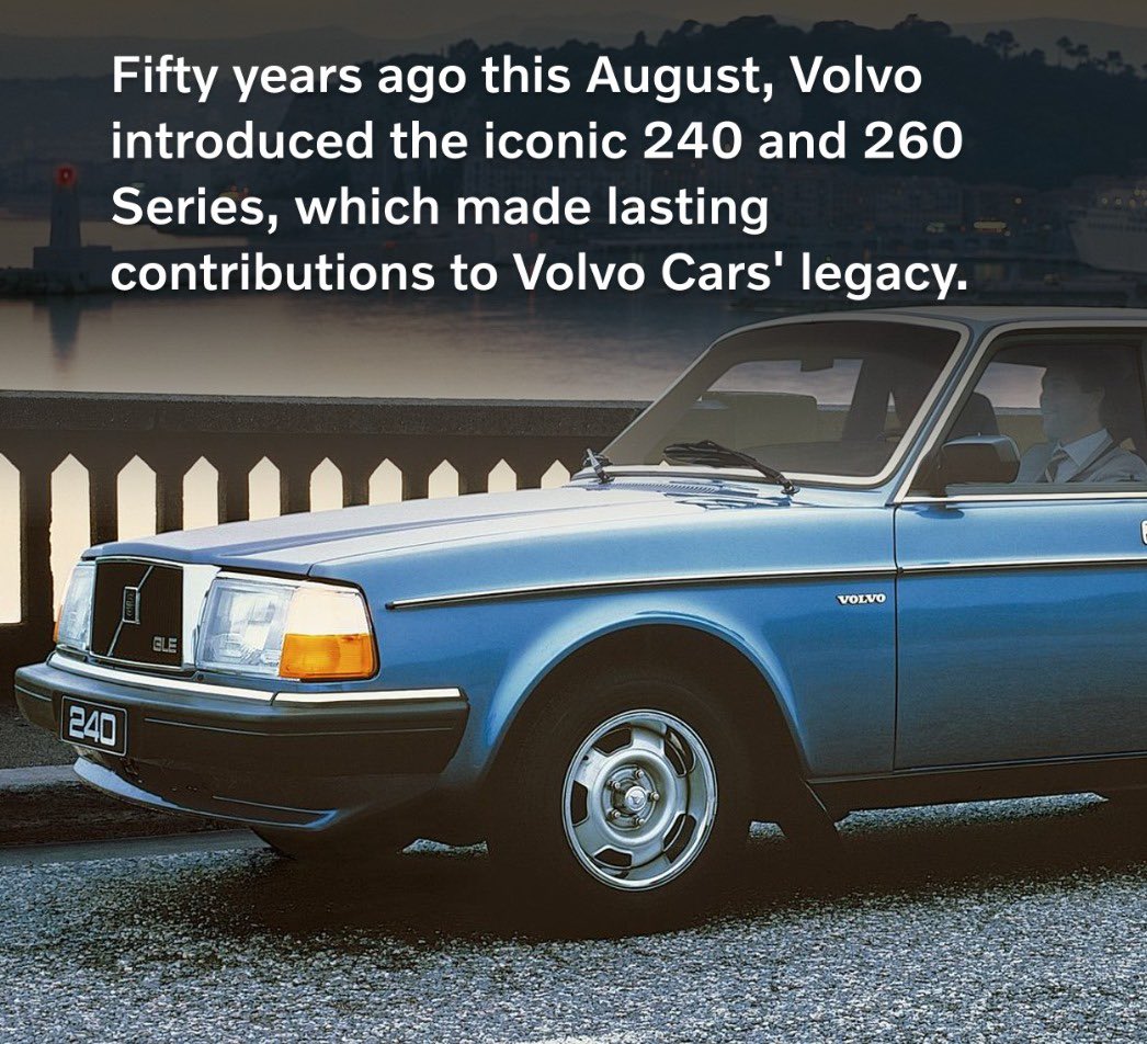 Fifty years…
How’s that happened!?
What an iconic car. 

#Volvo