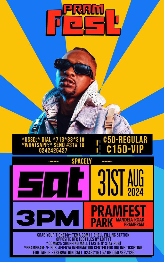 MulticdbWorld's tweet photo. We have few days left for Pramfest happening on the 31st August.
Grab your tickets now!!! ๐ฅ
#pramfest2024
#sarkodie
#el
#raphenzee
#prampram https://t.co/gcFMHO1b3G