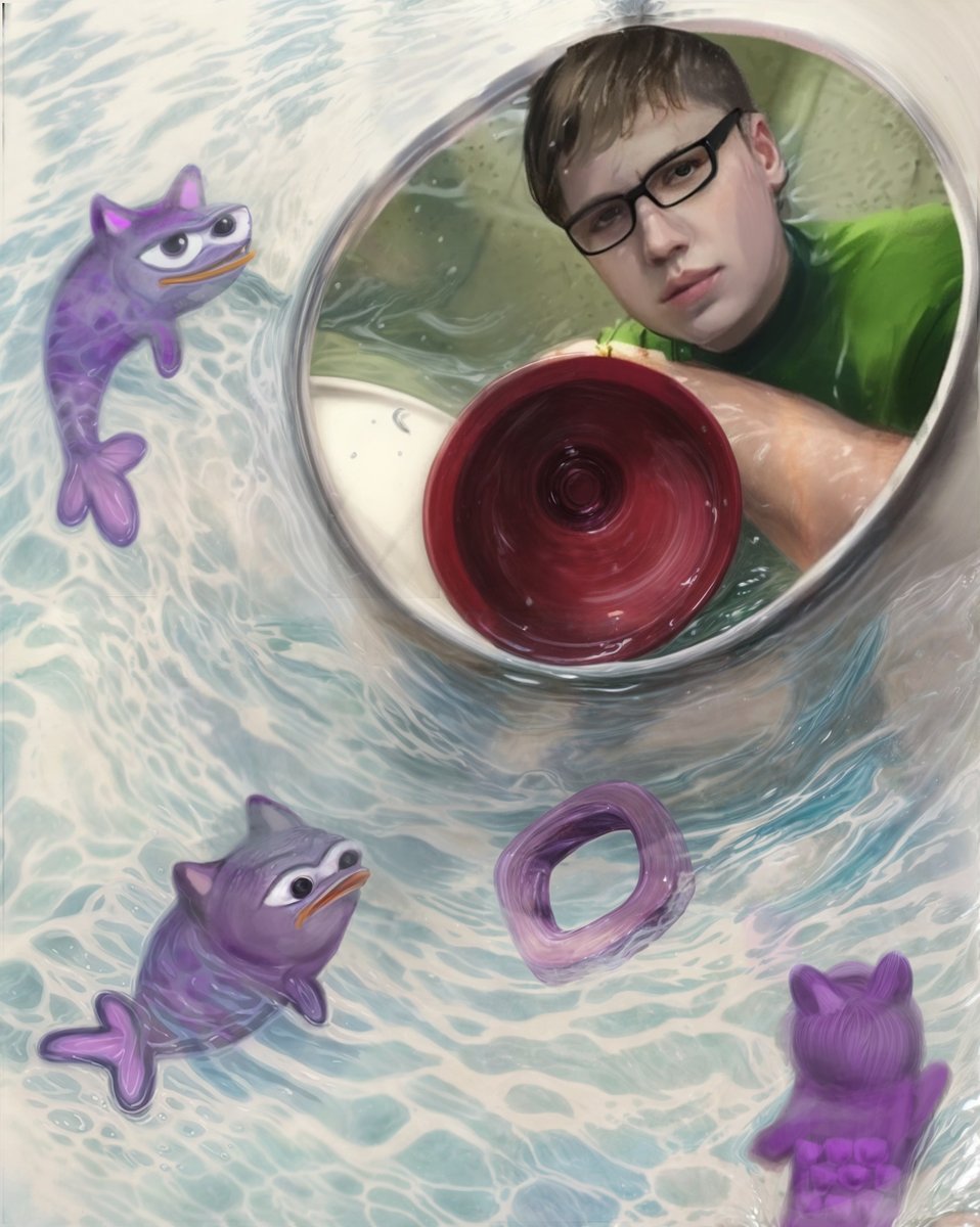 Hasiraaz's tweet photo. as @KinglouiEth said i created this artwork about bullying  John 😅 a toilet cleaner 🪠 with Moyakis in toilet which have been caught by John.
@monad_xyz 

king loui come and save Moyakis🥺 https://t.co/VuthUSZIwH