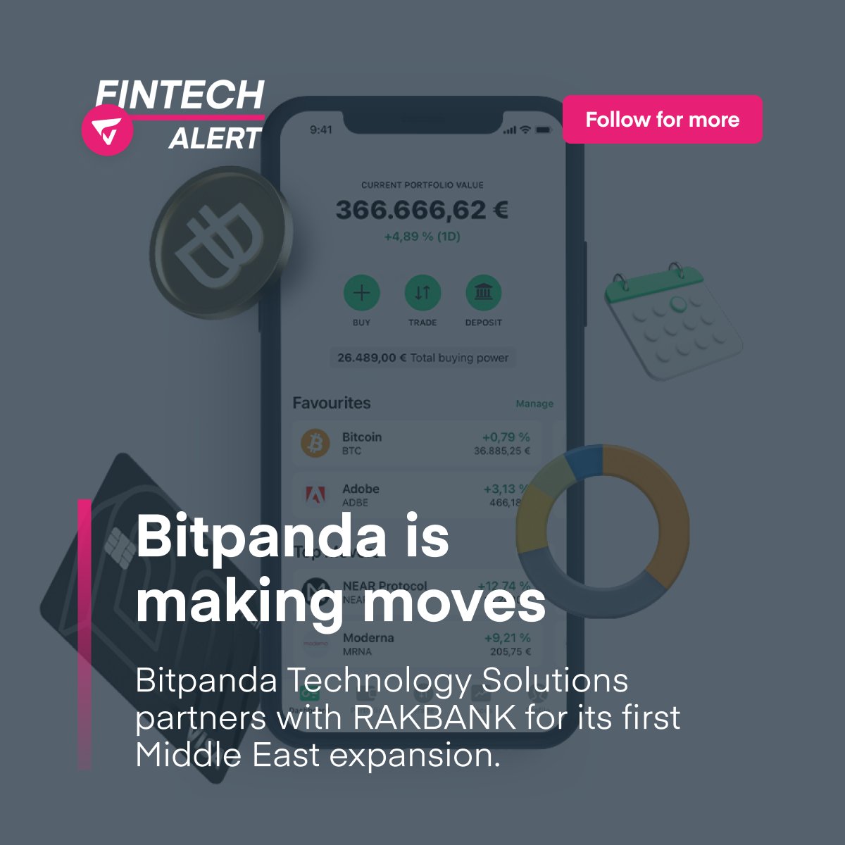 vacuumlabs's tweet photo. FintechAlert: @RAKBANKlive partnered with @Bitpanda  Technology Solutions to expand its crypto offerings in the Middle East region.

🚀 What’s Happening?
RAKBANK customers can explore a broad range of digital asset opportunities, unlocking one of the most complete ranges available on the market.

👀 How?
All this will be made possible via Bitpanda’s cutting-edge API-driven and fully secure ISO 271001-certified infrastructure. RAKBANK’s customers will be able to access these new benefits within their existing app, with RAKBANK’s current brand.

⭐ Why It Matters:
This collaboration isn’t just about technology—it’s about empowering people to take control of their financial future in a rapidly changing world.

#Bitpanda #RAKBANK #Crypto #Fintech #Innovation #CryptoNews