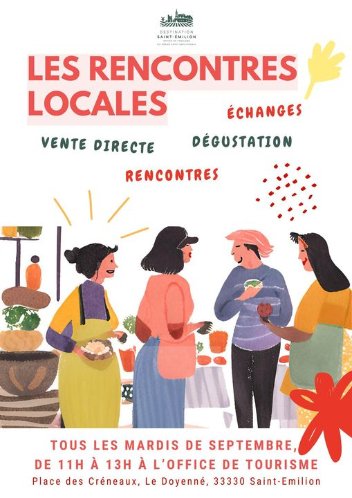 #Evènement exclusif : L'Office de Tourisme vous convie à ses "Rencontres Locales" ! 
Tous les mardis du mois de septembre, de 11h à 13h - vous avez rendez-vous avec des #producteurs de chez nous.