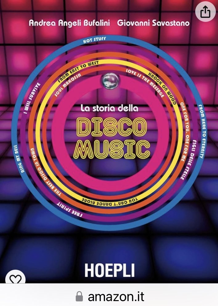 AndreaAngeliBuf's tweet photo. N.1 again ! 🎶🌞🤩thanks everyone 😉
#book #AmazonCharts #Dance #Music #Elettronica #Disco #Electronica #Funk #Afrorock #Soul #Motown #PhillySound #DiscoMusic #MiamiSound #Pop #Dance #ItaloDisco #SynthPop #Soulful @GiovSavastano https://t.co/zmmhyQQ4uF
