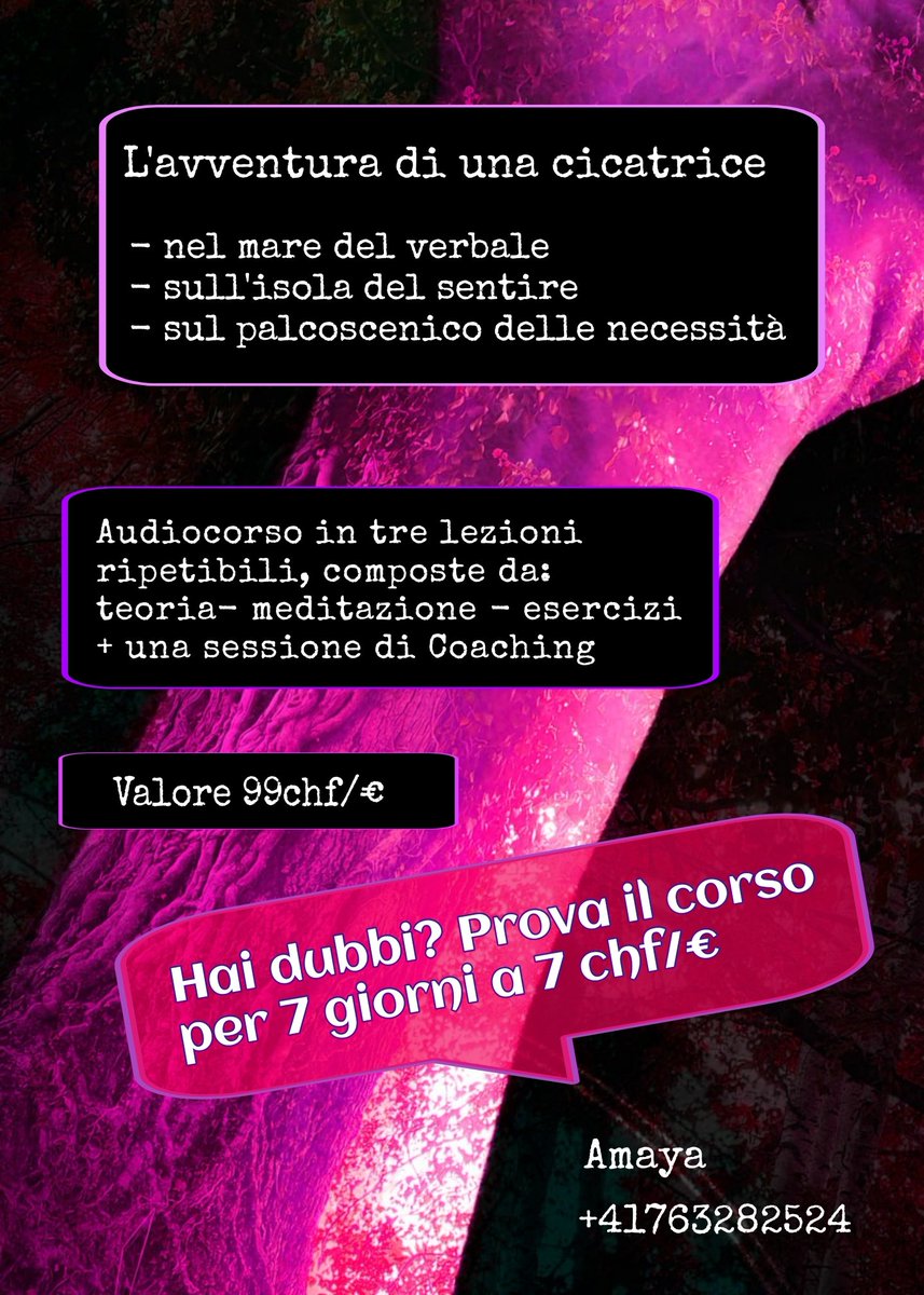 Si c'è un po da leggere nella foto 😁 c'è un offerta perché credo nel prodotto che ho creato, e so che al momento ci sono molte cose la fuori.... Quindi vi propongo di testare per qualche giorno e poi se vi piace si sblocca il tutto per averlo sempre con voi, kisses 🐉🌹✨😘