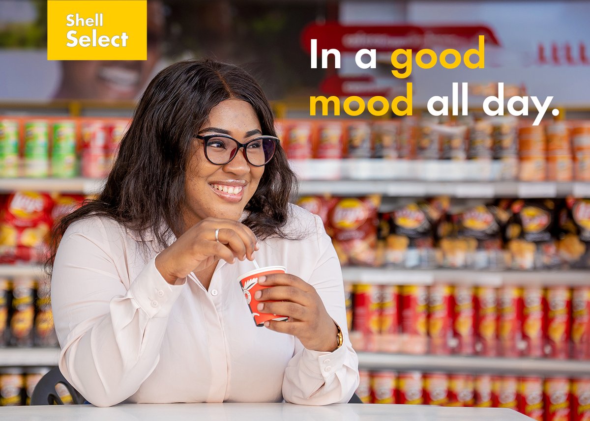 Shell_Ghana's tweet photo. Fatima is ready for a great day π€© especially when she starts at her favorite #ShellSelect!οΈ
Stop off on your way to work for a visit and enjoy your favorite drink here https://t.co/ADxFRwYLLo
#ShellAlwaysOn #ShellGhana #Shell https://t.co/gf7UkO715w