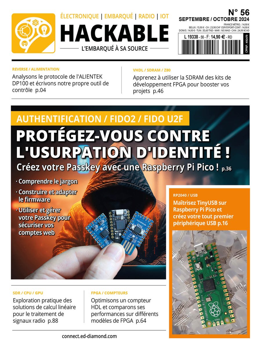 editionsdiamond's tweet image. Voici un avant-goût des numéros qui seront disponibles en kiosque à partir du 30 août prochain ! #cybersécurité #électronique #sysops #programmation