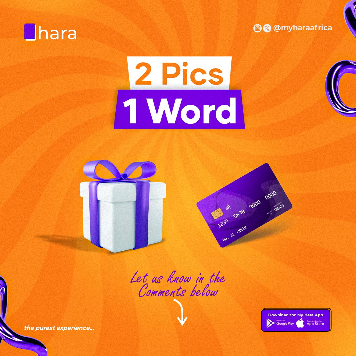 myharaafrica's tweet image. Think you’ve cracked the code? 🎁💳

Drop your guesses below and show us what you’ve got!
🧠👇

#GiftCardGuess #CardChallenge #GiftCardMystery #GuessAndWin #CommentSession #Hara #Giftcard #Giftcardtrading