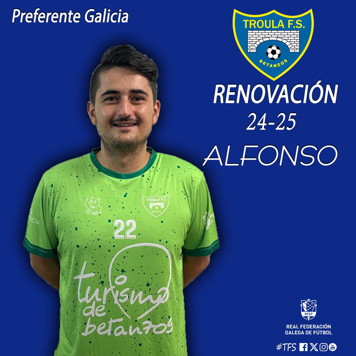 troulafs's tweet photo. SENIOR| Renovacións 2024/2025
Son da casa e os capitáns do equipo. Seguen connosco unha tempada mais #TFS 🔵⚪️
✔️ Cachaza
✔️ Richi
✔️ Alfonso https://t.co/wbfoYpvq6T