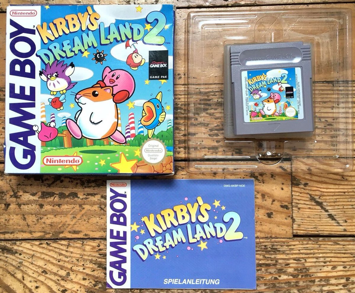 Gamescollection's tweet photo. https://t.co/EgwdlahQH0
Kirby's Dream Land 2 - EUR 🇪🇺
Nintendo Game Boy
#auction

#adv #inpartnershipwithebay #retrogame #retrogamer #retrogaming #ebay #kirby #kirbysdreamland #gameboy #nintendo #8bit https://t.co/sXHE1i0uwa
