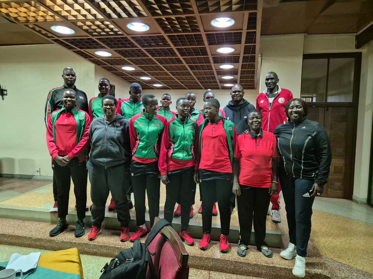 pbitok2002's tweet photo. Seeing off the Junior Malkia Strikers to the African Championships in Tunisia. Wishing them the best of luck as we encourage them to give their all on the court and represent Kenya with pride and dedication. Good luck, girls! https://t.co/ssi0cQPIen