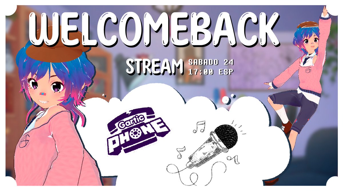 NisaCelL_TWR's tweet image. 🌟VOLVEMOS AL RUEDO NICHIS!! 🌟 
OS ECHABA DE MENOSSS 💖💖

El sabado charlaremos, jugaremos al gartic y al final karaoke donde  me podreis pedir canciones que querais que os cante🎤

A partir de ahí volveremos a los streams semanales de nuevo 🤗

#Vtuber #twitchstreamer