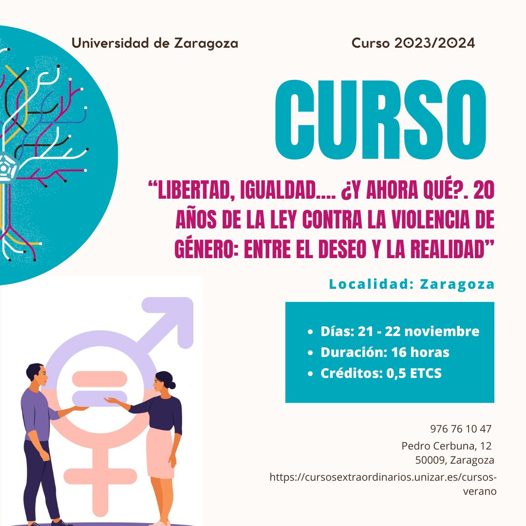 "Libertad, Igualdad…. ¿y ahora qué?. 20 años de la Ley contra la violencia de género: entre el deseo y la realidad". ⚖️

Más información en nuestra página web. 👆 (Link en biografía).