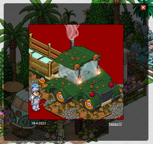 Zonidac's tweet image. It&apos;s just a cool tractor. 🚜🌾
#SpeedBuild on #Habbo