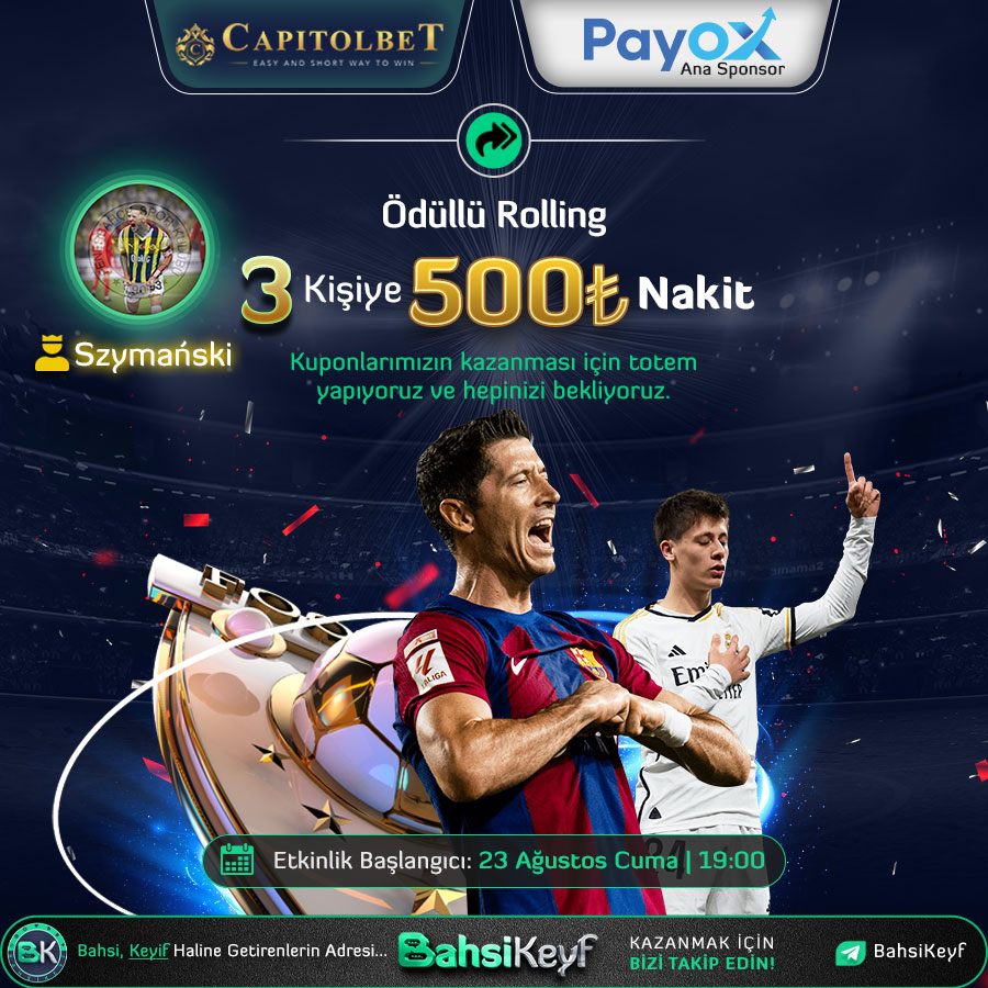 BahsiKeyfForum's tweet photo. 🎁 Ödüllü Rolling

✅ Katılım Buradan:
👉 https://t.co/t2WHHm1lPS

#CapitolBet #BahsiKeyf #forum #bonus #bahis #casino #spor #iddaa #freebet #freespin https://t.co/3njPtioEJU