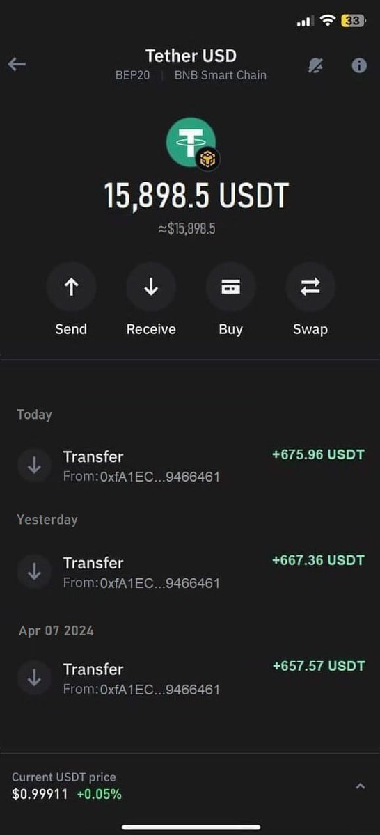 PDenise20's tweet photo. HELLO EVERYONE‼️ ARE YOU LOOKING FOR A GOOD INVESTMENT AND CONTINUOUSLY INCOME EVERY 8 HOURS? WELL THIS IS THE SIGN TO MAKE YOUR DREAMS HAPPEN‼️ 💸💸💸

 IF YOU HAVE AT LEAST 23 TETHER USDT - ( BEP20 ) I CAN TEACH YOU HOW TO EARN LIKE THIS JUST MESSAGE ME HOW 💰" 🤑 https://t.co/mVTElt9SqI