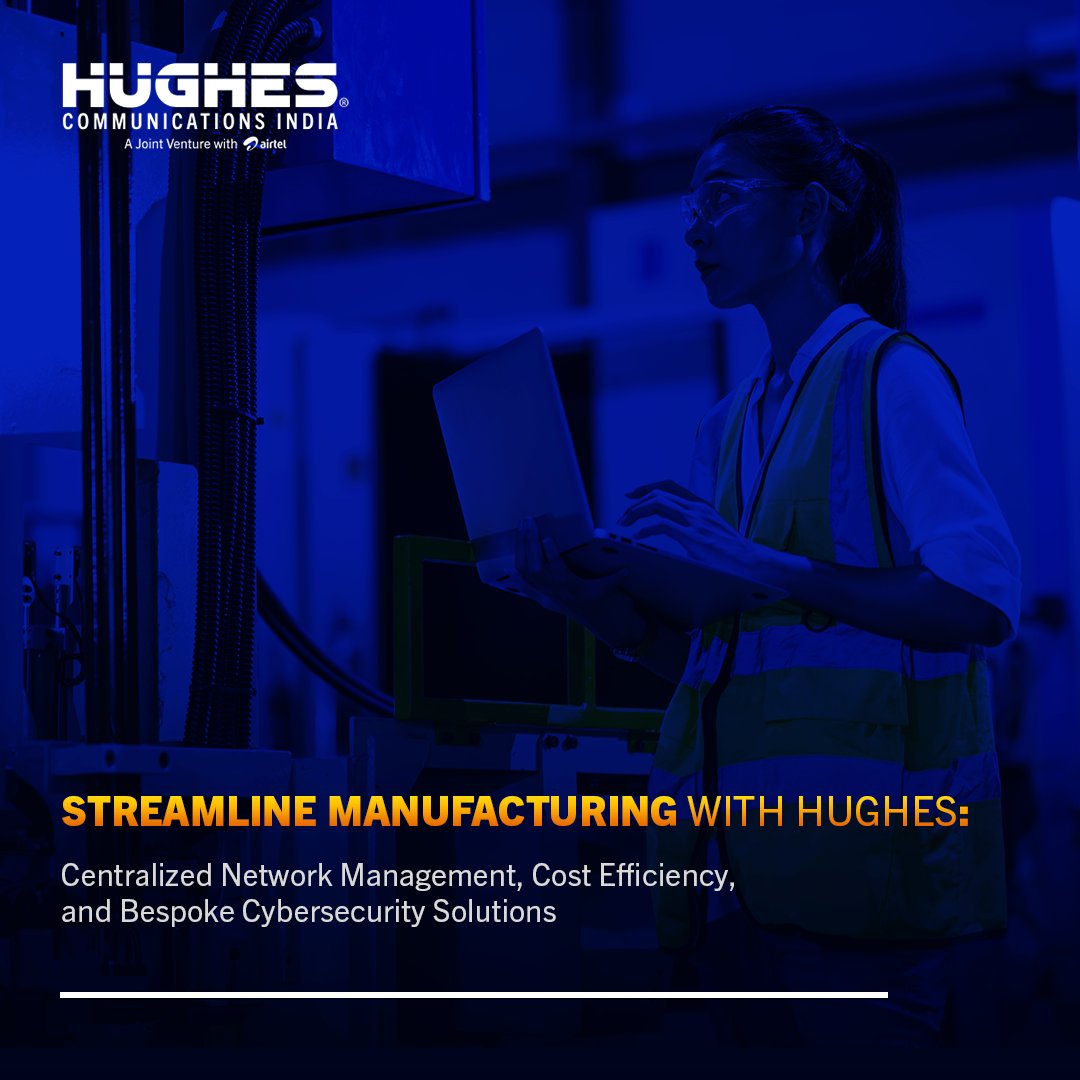 hughes_Ind's tweet image. Optimizing #manufacturing networks with Hughes! Our Managed Services offer centralized management, cost-efficient solutions, and robust network security to ensure peak performance across all your sites.
#NetworkOptimization