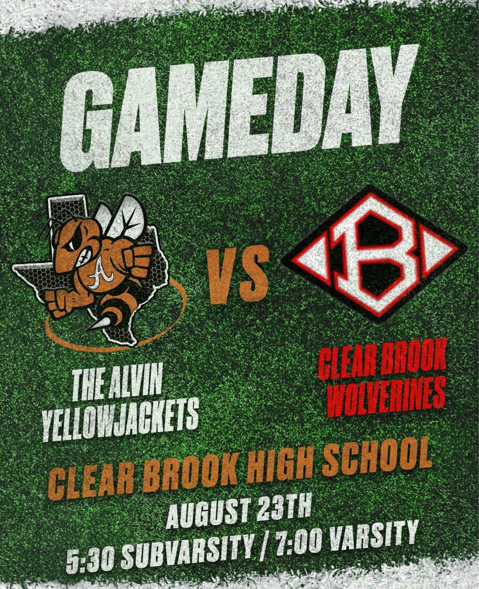 Alvin Football (@alvin_jacketfb) on Twitter photo Scrimmage #2 tonight!
Another opportunity to get better! #JPND #DATE #FAMILY <a href="/AlvinAthletics/">ALVIN YELLOWJACKET ATHLETICS</a> Scrimmage #2 tonight!
Another opportunity to get better! #JPND #DATE #FAMILY <a href="/AlvinAthletics/">ALVIN YELLOWJACKET ATHLETICS</a>