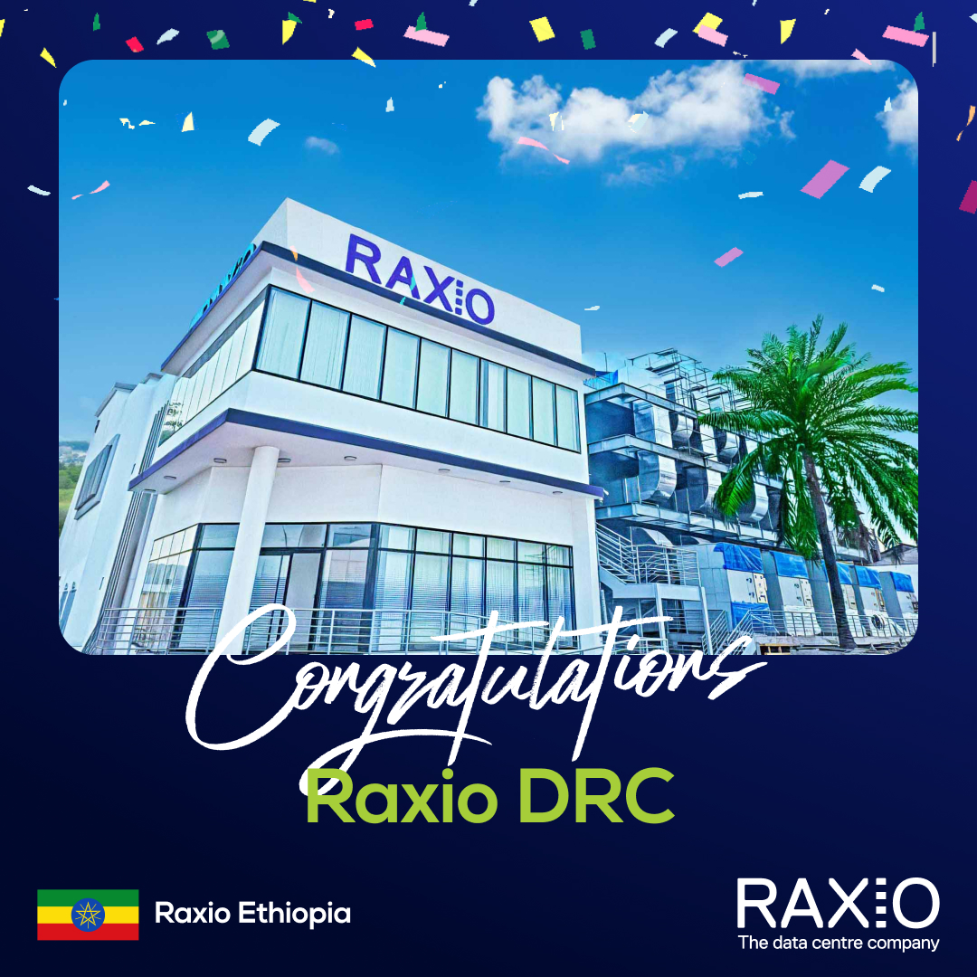 Together, we are driving Africa's digital future.

#RaxioGroup #RaxioET #RaxioDRC #DigitalTransformation #DataCentres #Africa #Innovation #Infrastructure #Colocation