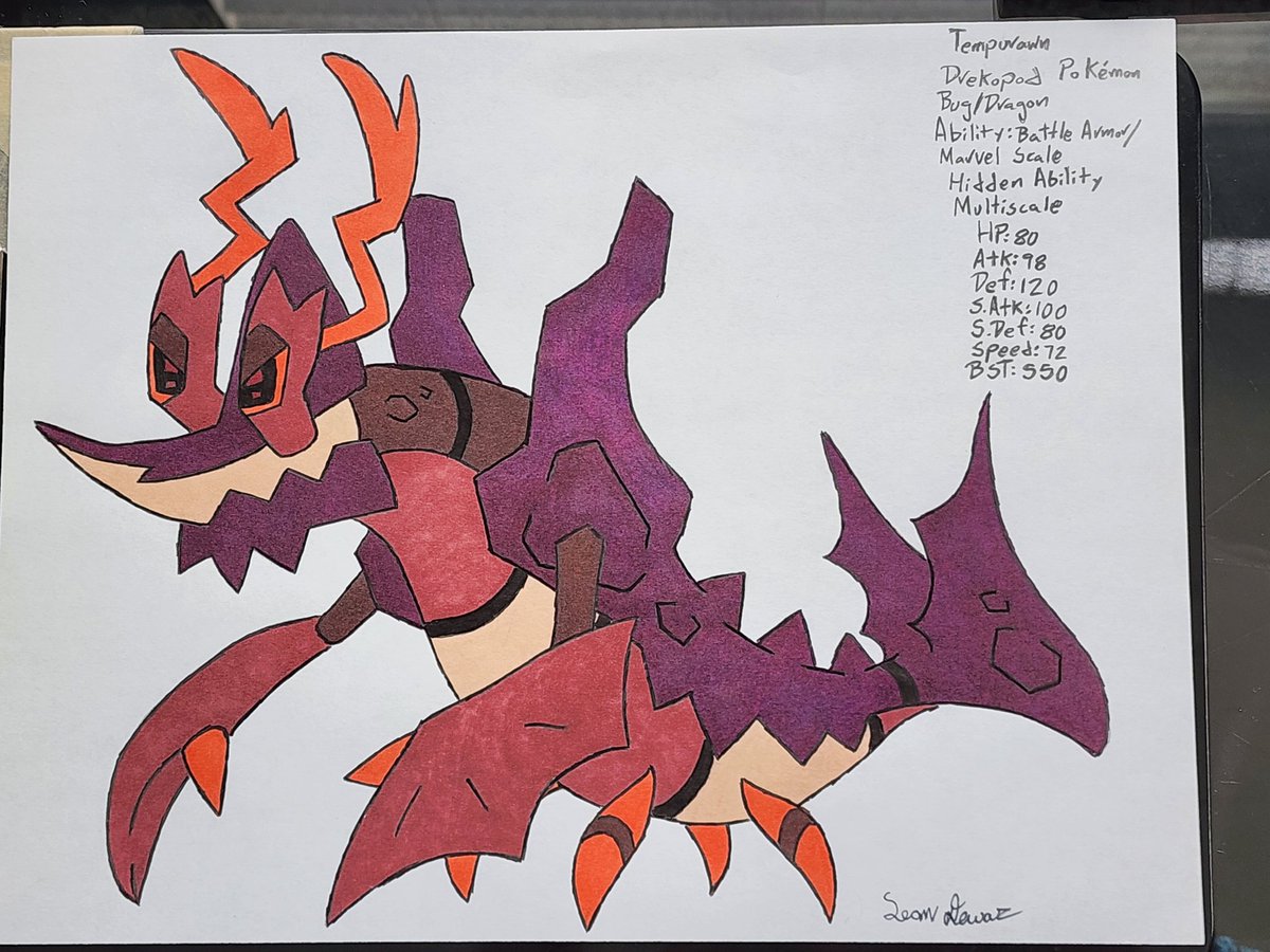 For this week's #FakemonFriday for #smaugust2024, we are going to Downderia(My Australian region) to meet Ebite, Shrimpura, and Tempurawn. I hope you like them 

#Pokemon #PokemonArt #Fakemon #FakemonArt #BugTypePokemon #DragonTypePokemon