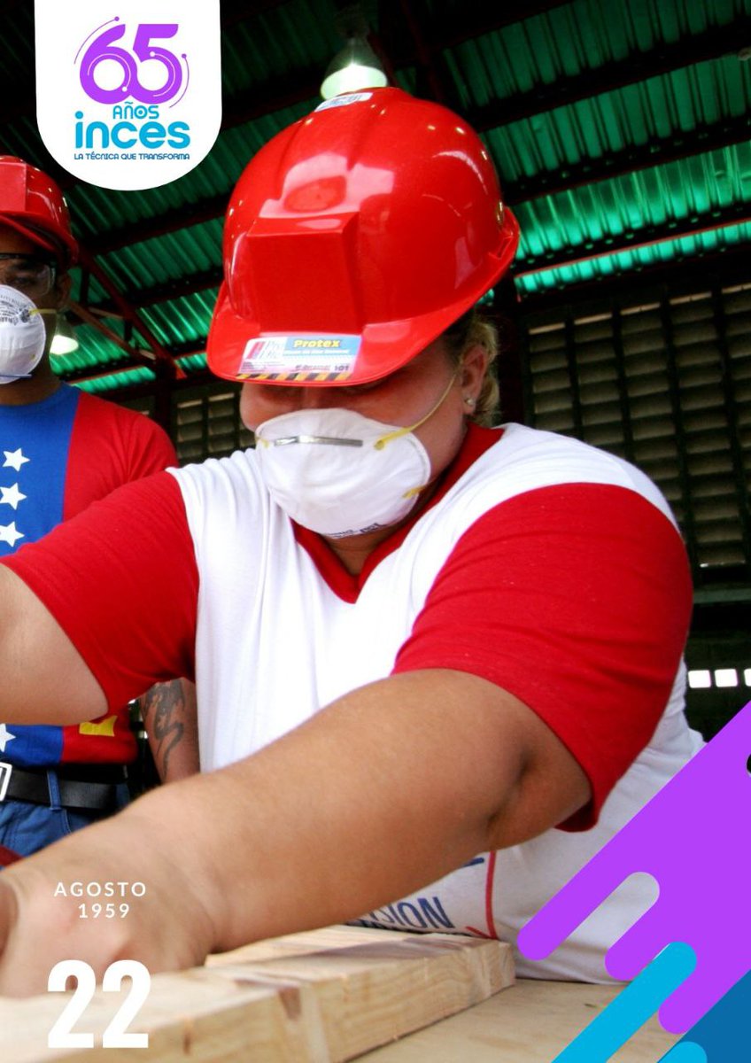 Celebramos 65 años de la institución forjadora de los trabajadores y trabajadoras, quienes con su mente y su brazo han y siguen construyendo la Patria próspera e independiente.

Y es que Luis Beltrán Prieto Figueroa, el creador del <a href="/Incesocialista/">Inces</a> no se equivocó en visionar una