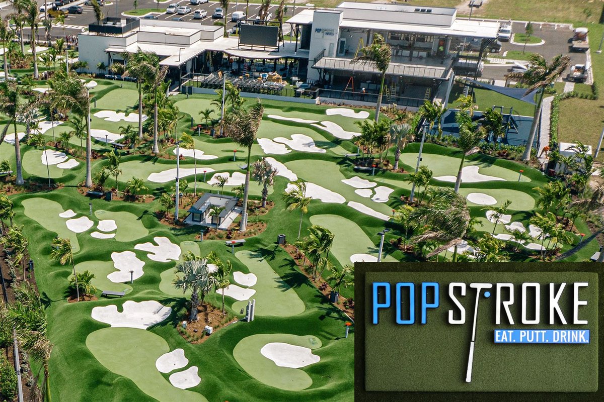 OKCTalk's tweet photo. Designed by Tiger Woods, @PopstrokeGolf  is looking to open its first Oklahoma location at @thehalfokc  near Britton and Broadway.

PopStroke typically features two 18-hole putting courses plus a 2-level restaurant and bar area. https://t.co/fANFzISWoS
