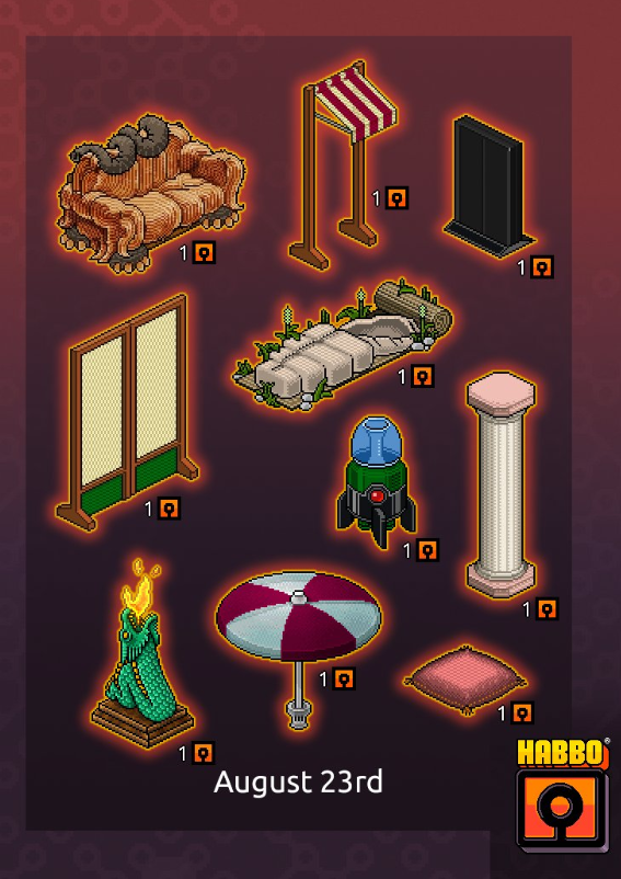 ScuroFamiglia's tweet photo. Coming today ! #HabboCollectibles 

#Habbo https://t.co/UoDAZkGaE7