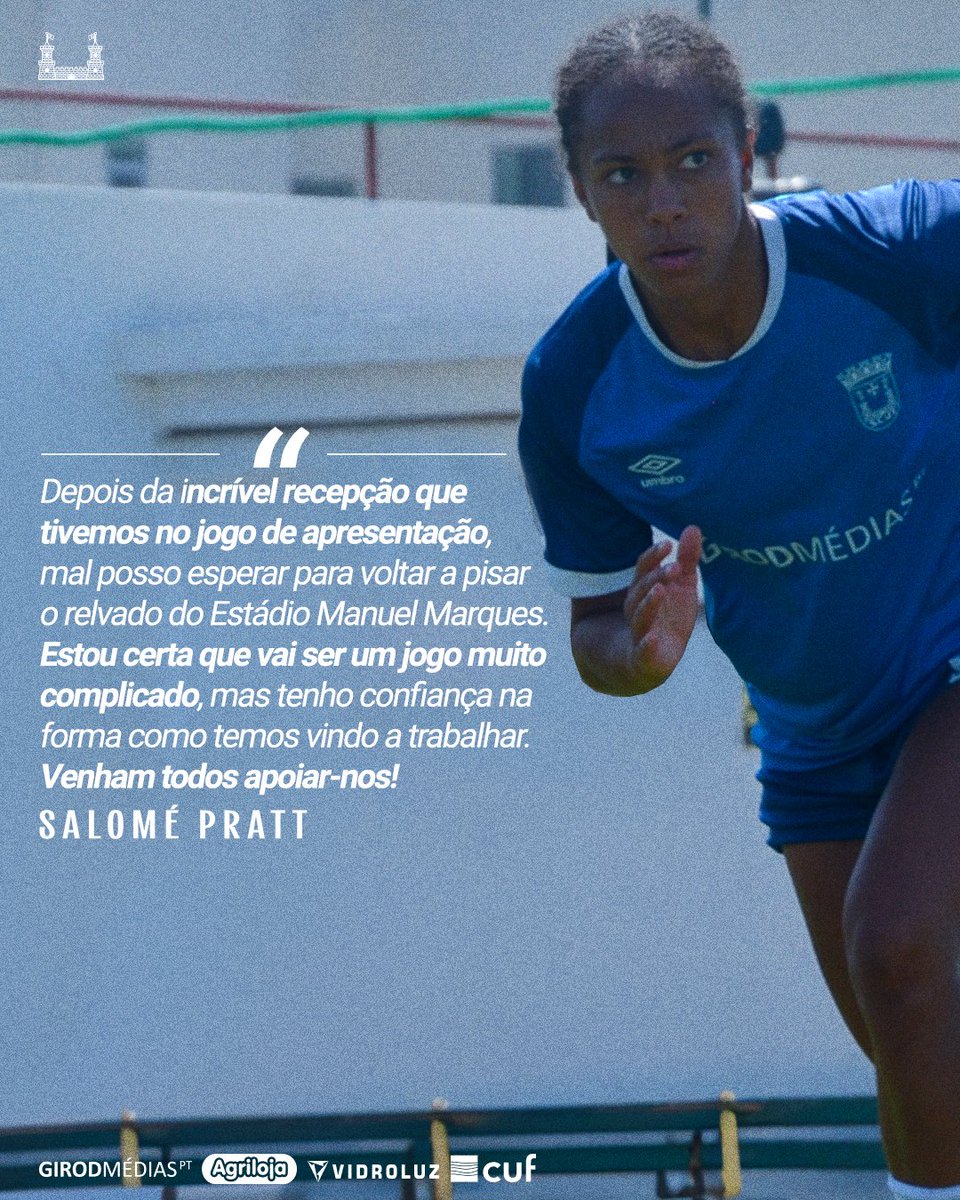 scu_torreense's tweet photo. 🗣️ 𝘼𝙣𝙩𝙚𝙫𝙞𝙨𝙖̃𝙤 de Gonçalo Nunes e Salomé Pratt ao Torreense 🆚 Famalicão da #TaçaDaLigaFeminina.
⚔️ Amanhã às 16 horas, 𝑻𝑶𝑫𝑶𝑺 ao Manuel Marques! 🔵🔴
#SouTorreense #OrgulhoDoOeste #SCUTFCF https://t.co/ajX1QYyGct