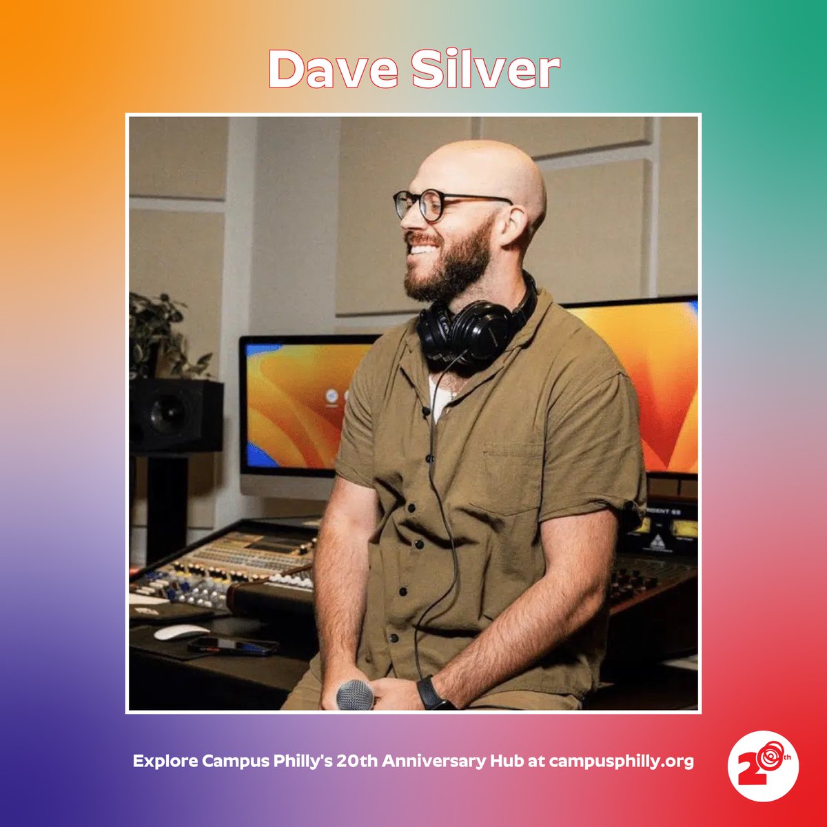 Take a walk down memory lane with our 20th Anniversary profiles! Today we're featuring Dave Silver, "Campus Philly Alum," and Co-Founder &amp; CEO at <a href="/RECphilly/">REC PHILLY</a>.  🎶🪩

Read Dave's profile, learn about #CampusPhilly, and explore our 20th Anniversary Hub: bit.ly/3Lxp7HQ