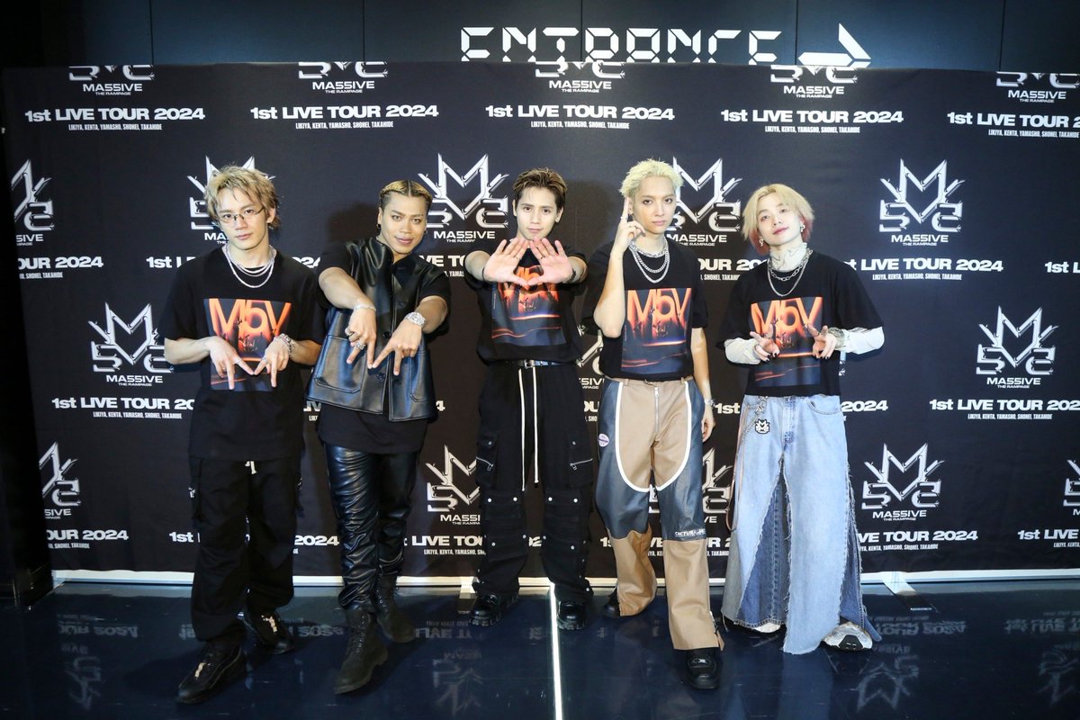 その他 M5V Logo Tee MA55IVE 8/28(水)東京公演】『MA55IVE THE RAMPAGE 1st LIVE TOUR 2024
