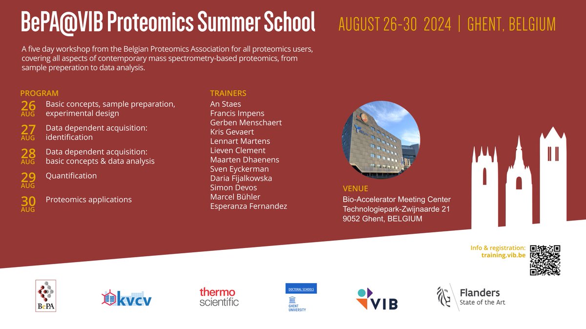 Looking forward to introduce 40 people into the world of mass spec driven proteomics next week😎
Featuring an impressive line-up of experts!