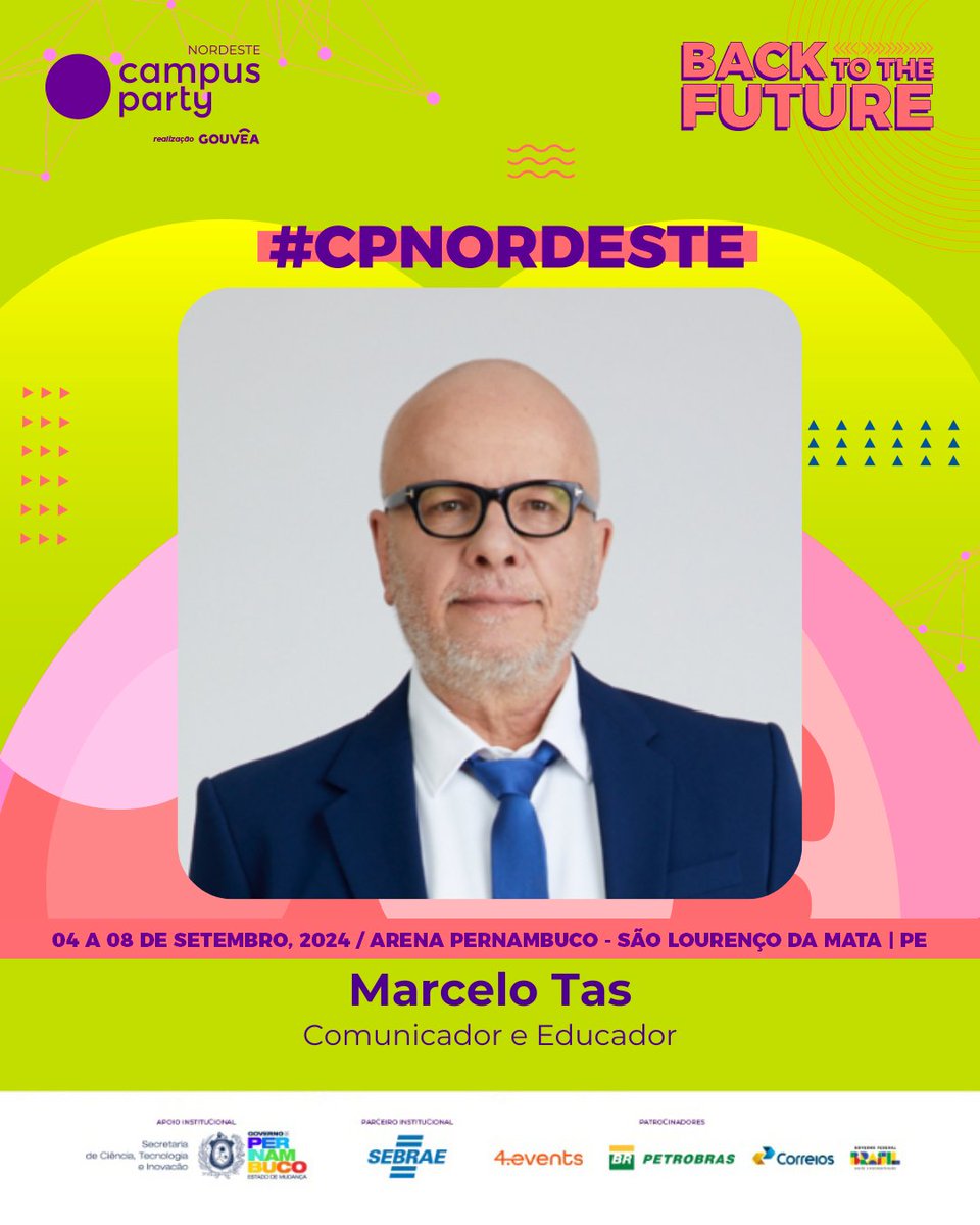 cmanguebyte's tweet photo. CampusPartyBRA:Marcelo Tas, o comunicador por trás de projetos icônicos como Ernesto Varela,"Rá-Tim-Bum" e"CQC",estará na #CPNordeste!Com 10 mi de seguidores e destaque no MoMA,ele traz sua visão única para o evento.#VemPraCampus!
Cupom #MANGUEBYTERECIFE 
https://t.co/HNtQzCgxjf https://t.co/B2WVZnphmo
