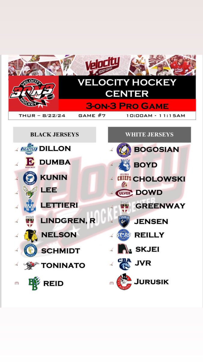 Who won this weeks NHL 3v3 game? High School logos! 🔥