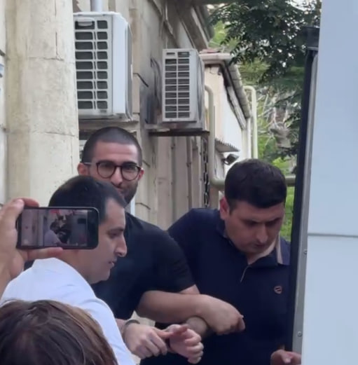 ismayilbaylir's tweet photo. Our friend, Bahruz Samadov (@bahruz_samad) has been sentenced to 4-month pre-trial detention.

He is accused of "treason against the state".

#FreeBahruz https://t.co/84dC8GTmAe