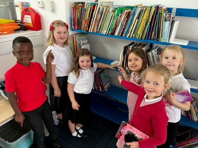 <a href="/SchoolHillside1/">Hillside School</a> received some lovely book ends today from Portlethen &amp; District Men's Shed to complement our library. Graham worked with us to make a plan and measure shelves. #P3RHillside went to tidy up the library and position our book ends. We are delighted! #PortlethenMS