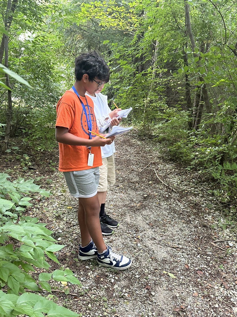 Mrs_Speidel's tweet photo. We took advantage of the beautiful weather to do some exploring in Weaver Woods.☀️
#6thGradeScience #MakingObservations https://t.co/pReqt4oTFW
