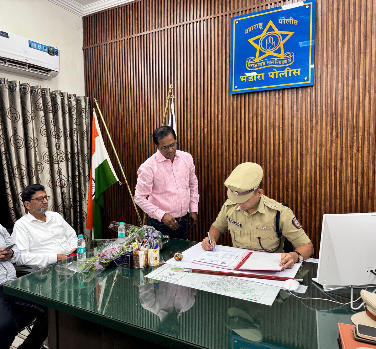 noorulhasanips's tweet photo. I am filled with deep gratitude as I embark on a new journey as the Superintendent of Police (SP) of Bhandara District, Maharashtra. https://t.co/U61uZvTDfy