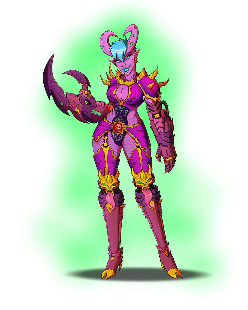 One of the things I really love about 40k RPGs is how it changes your character over time. Especially if you play on the chaos side of things. How Vanessa started and how she's doing. #40k #warhammer40k #RPG