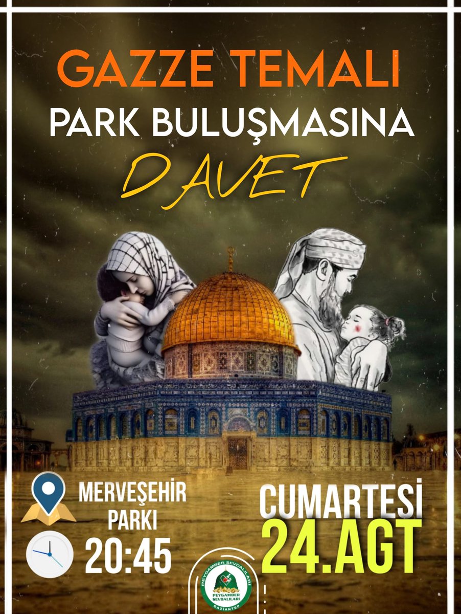 Ahmetustundag27's tweet photo. Gazze için yapılan her çalışmanın yanındayız ve destekçisiyiz!

Bu anlamda yarın Gaziantep Peygamber Sevdalıları Vakfının düzenleyeceği Gazze temalı park buluşmasına Gaziantep Gençlik Kolları olarak teşkilatımızla birlikte destek vereceğiz.

Tüm gençlerimizi bekliyoruz.
#Gazze https://t.co/8HKiuAs2PL