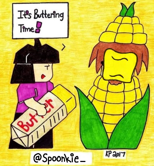 Spoonkie_'s tweet photo. It's Buttering Time! 🧈🌽😏
#ButteredCornDay
#webcomics #corny #DadJokes #cornonthecob #showtime #weirdholiday https://t.co/NDIW4BZGLc