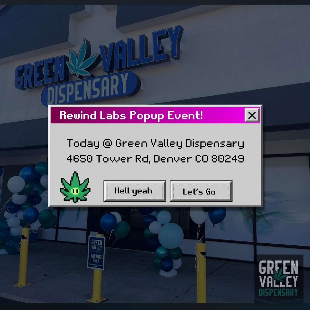 RewindLabsRetro's tweet photo. We’re popping up at your favorite spots to get you all the best gear &amp; so you can #TasteTheRetro with our #RadRox 😎

📆 Today
📍 Green Valley Disp — 4650 Tower Rd, Denver CO
⏰ 4pm-7pm
🙌🏼 Get a free t-shirt with purchase of Rad Rox — that’s dope

Can’t wait to see ya! https://t.co/ER6NsIjYaW