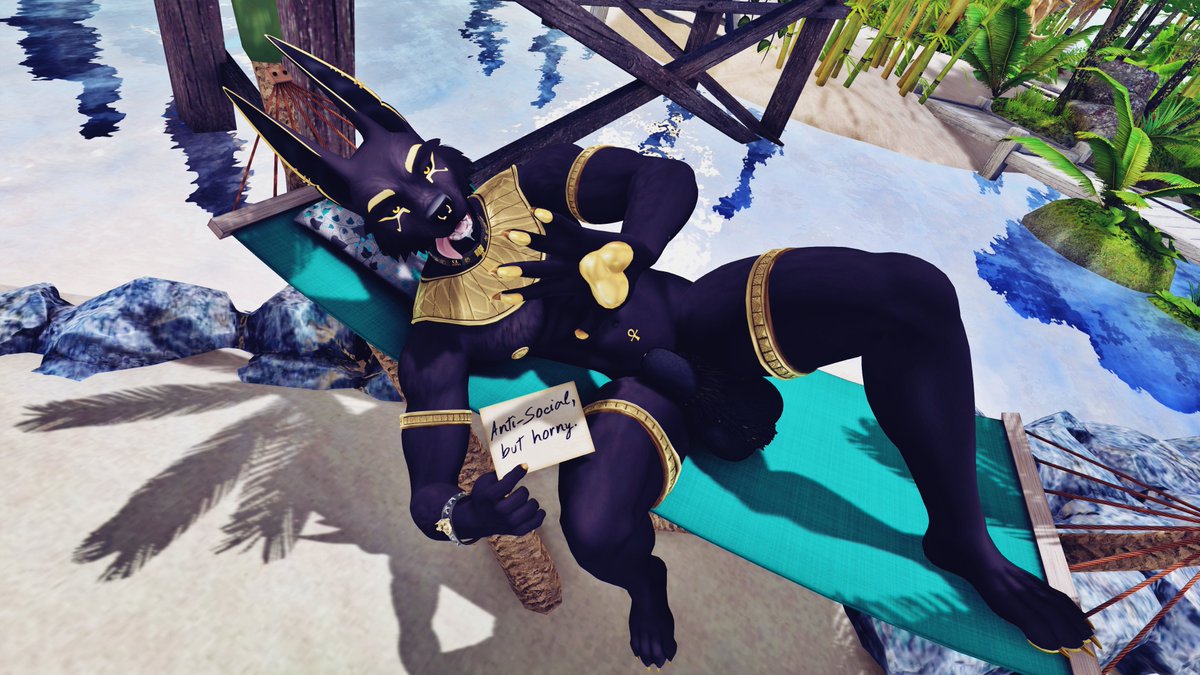 Aorubis's tweet photo. Antisocial, but horny 💦💦💦
(I do play Second Life too)