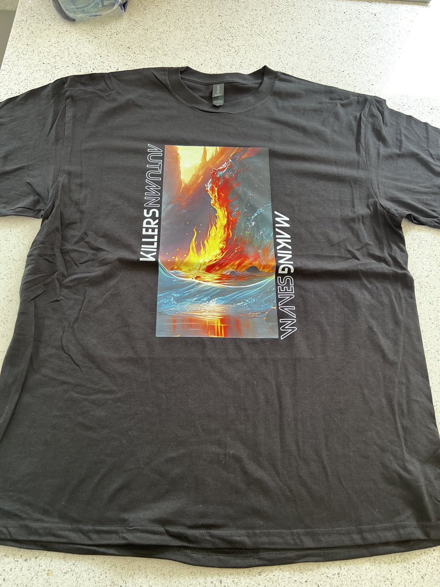 autumnkillers's tweet photo. Hello Everyone,
Just to let you all know that the T-shirts have arrived and will be shipped out on Tuesday. Examples are XXL.
#newmerch #bounce #makingwaves #newmerchandise #bandmerch #newalbum #newsingle #FridayFeelings https://t.co/HAur1kD84l