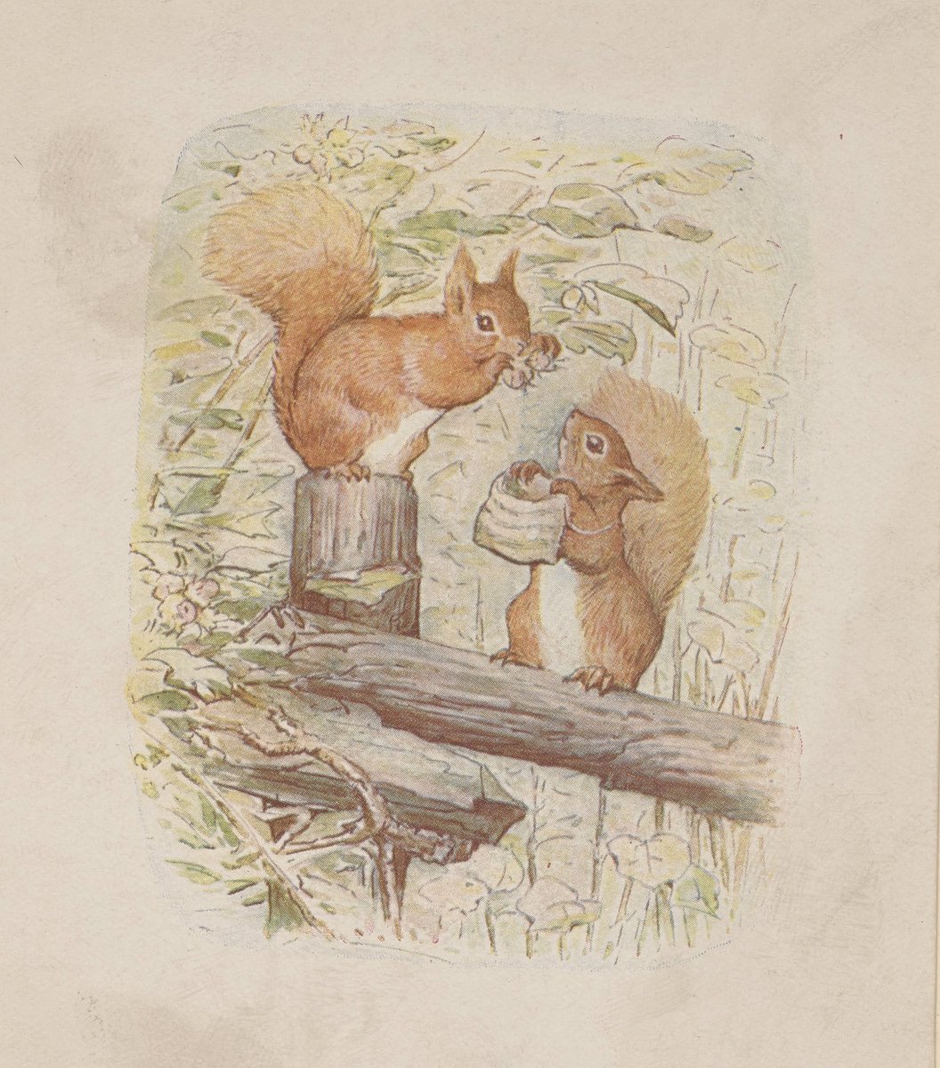Gathering nuts to eat over summer bank holiday 🌰 

We hope you can take some time to relax over the weekend, regardless if you’re scurrying around nature or staying at home ❤️

© Beatrix Potter - V&amp;A, London / courtesy of Frederick Warne &amp; Co.